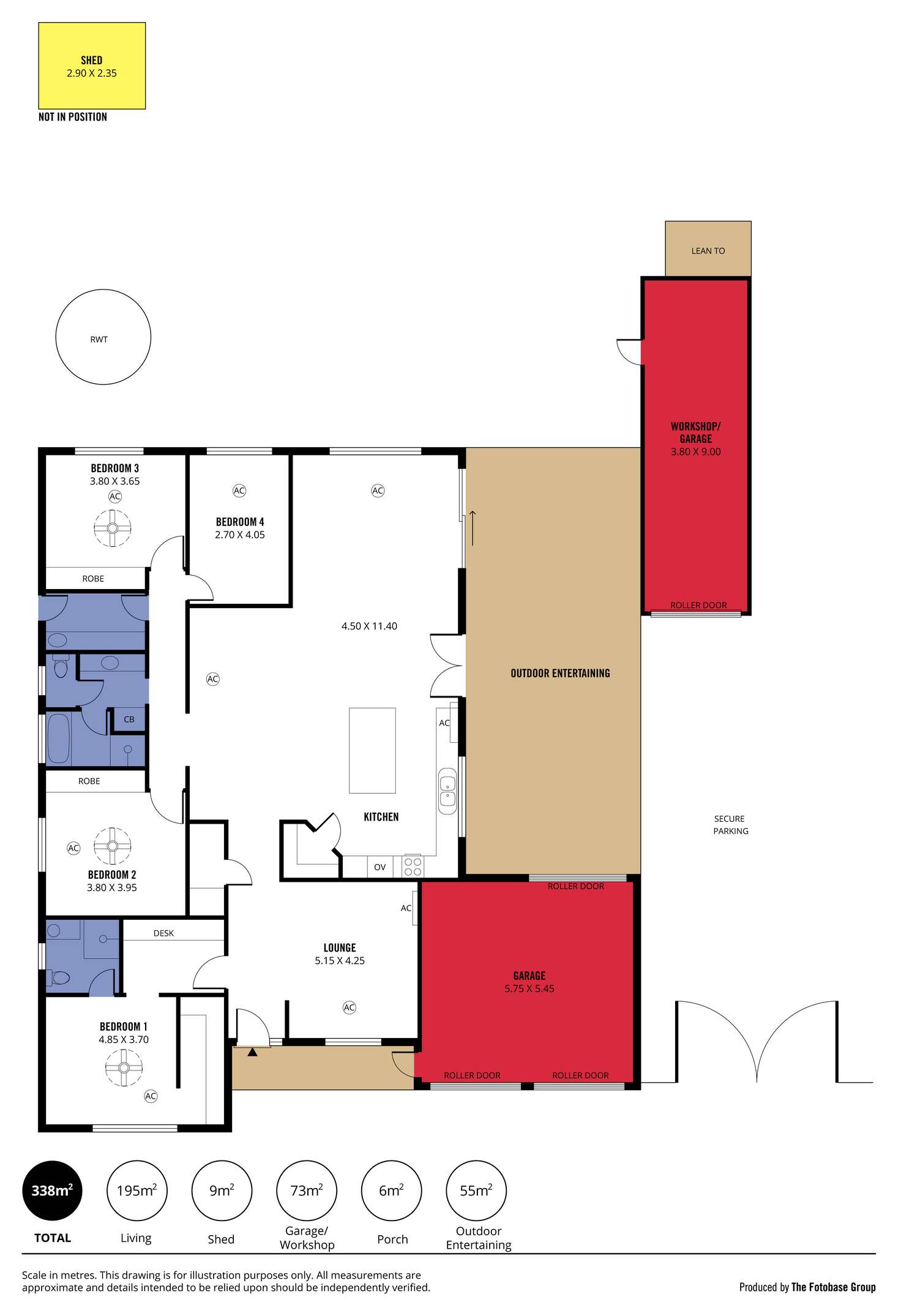 Floorplan of Homely house listing, 16 Meadow Bank Way, Aldinga Beach SA 5173