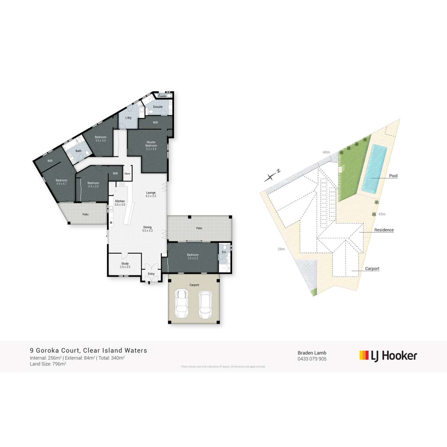 Floorplan of Homely house listing, 9 Goroka Court, Clear Island Waters QLD 4226