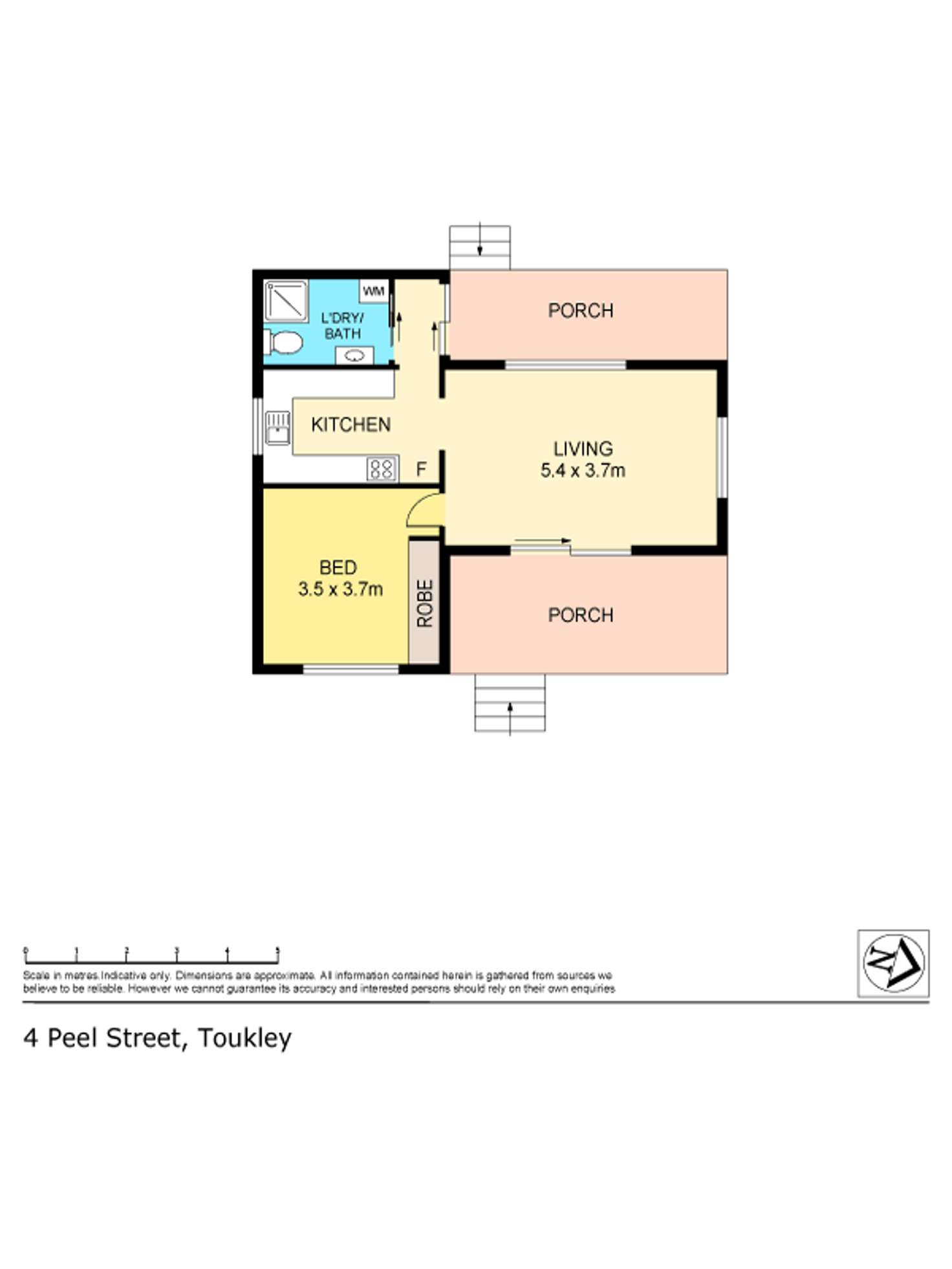 Floorplan of Homely house listing, 4 Peel Street, Toukley NSW 2263