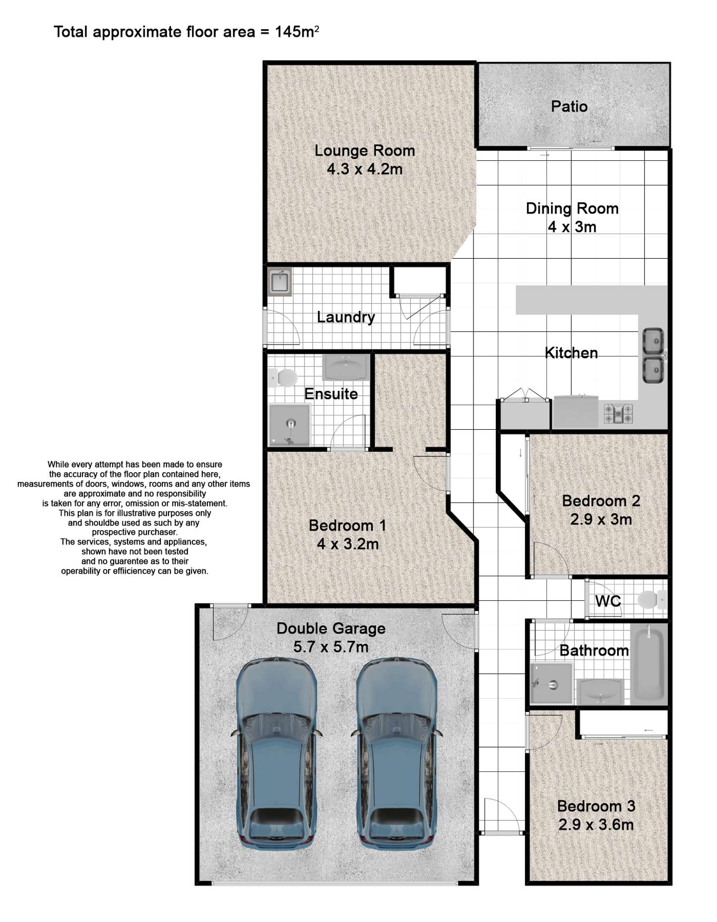 Floorplan of Homely house listing, 14 Capricorn Avenue, Crestmead QLD 4132