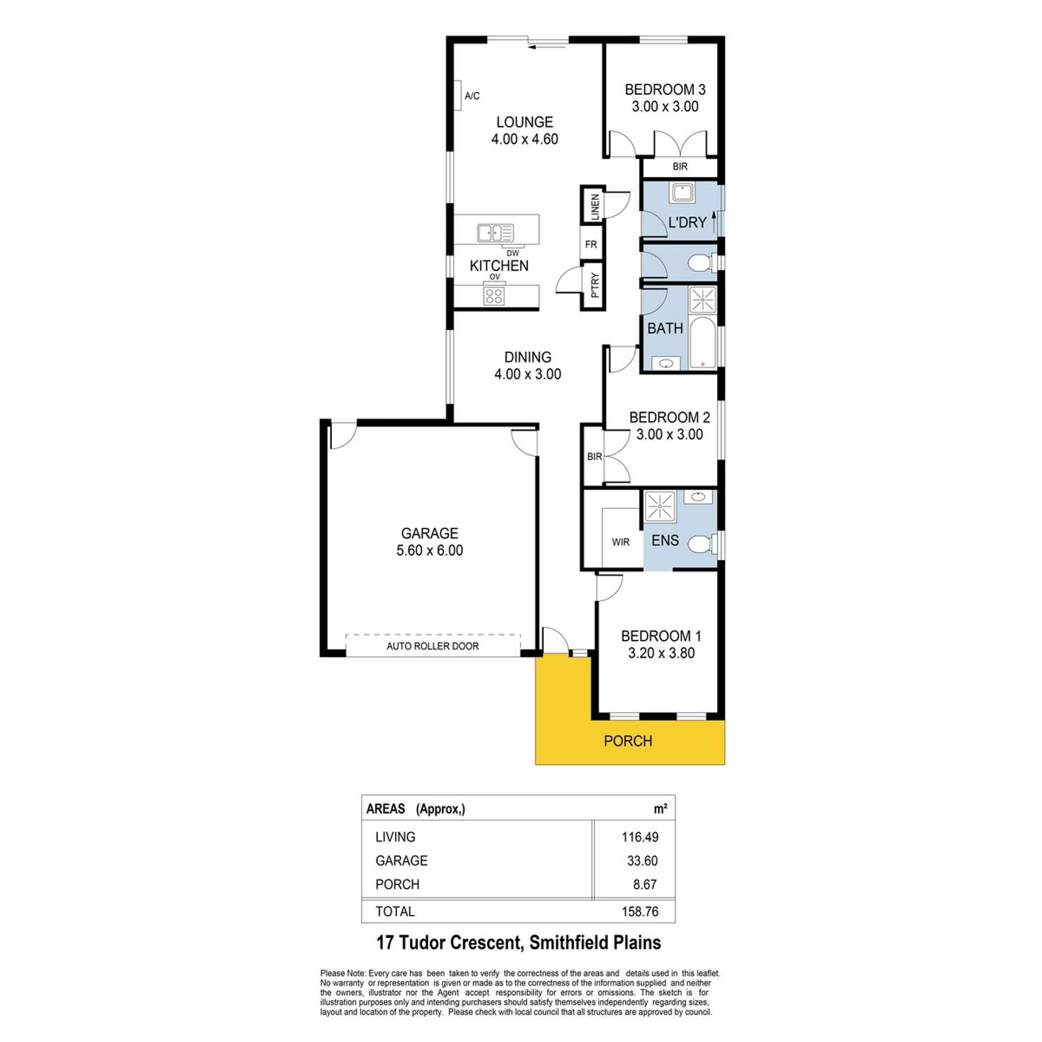 Floorplan of Homely house listing, 17 Tudor Crescent, Smithfield Plains SA 5114
