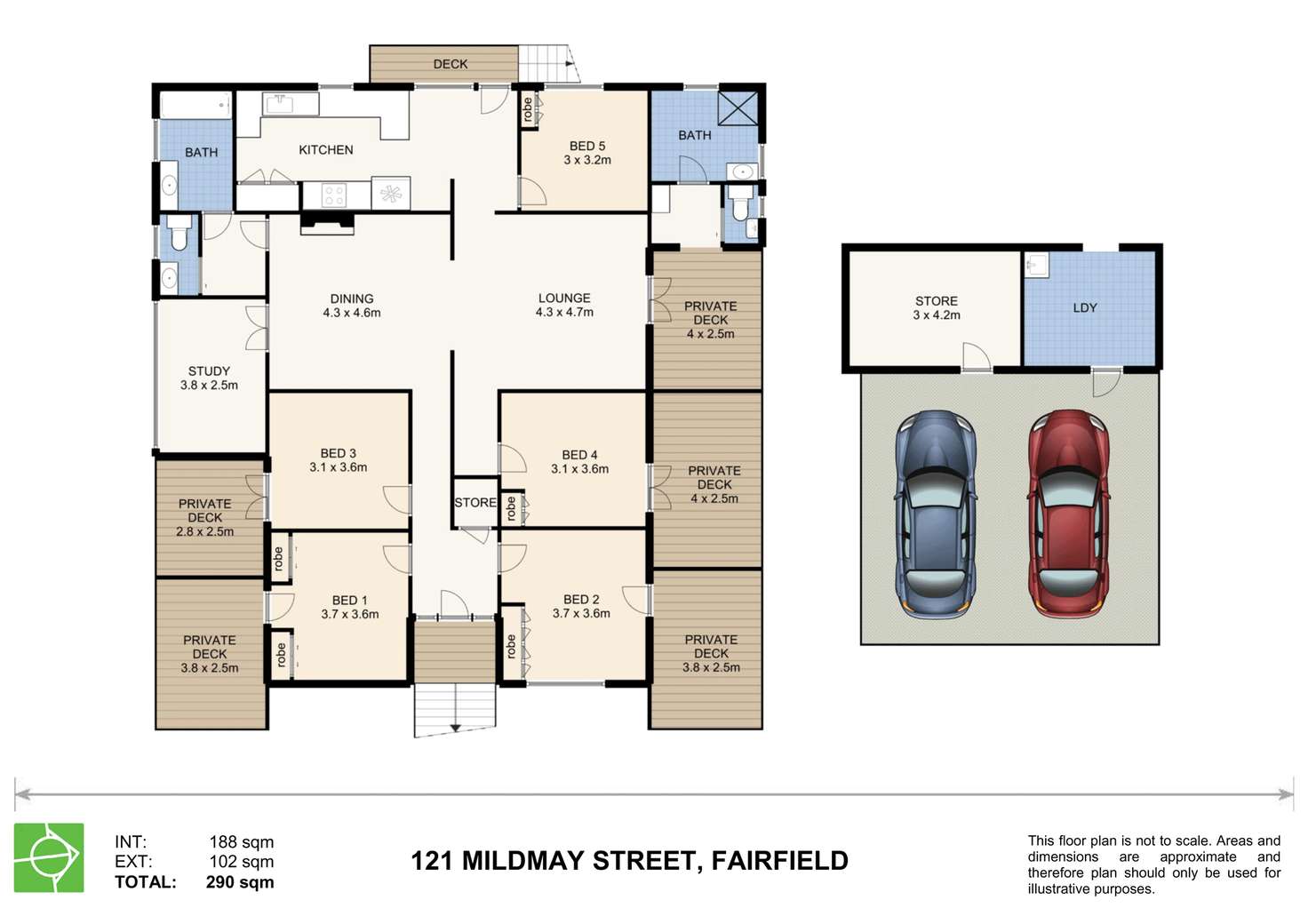 Floorplan of Homely house listing, 1/121 Mildmay Street, Fairfield QLD 4103