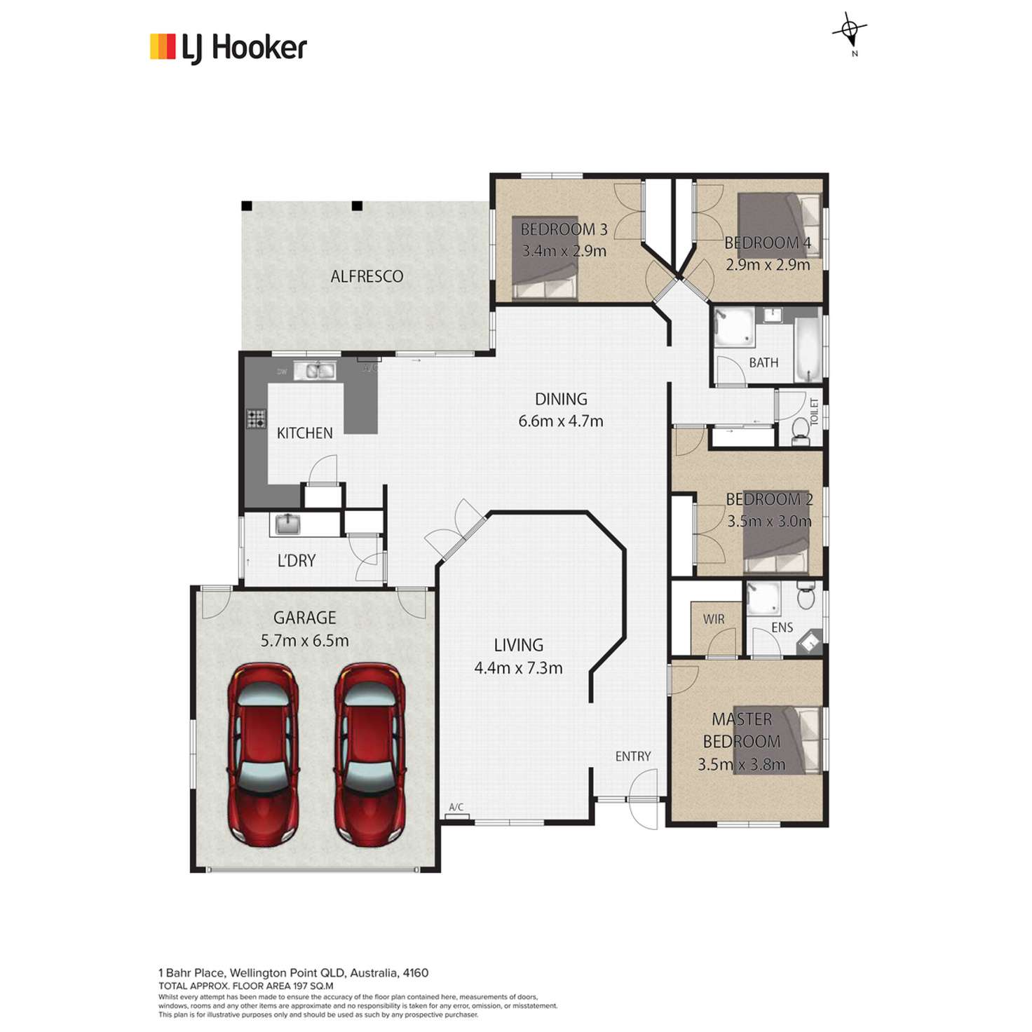 Floorplan of Homely house listing, 1 Bahr Place, Wellington Point QLD 4160