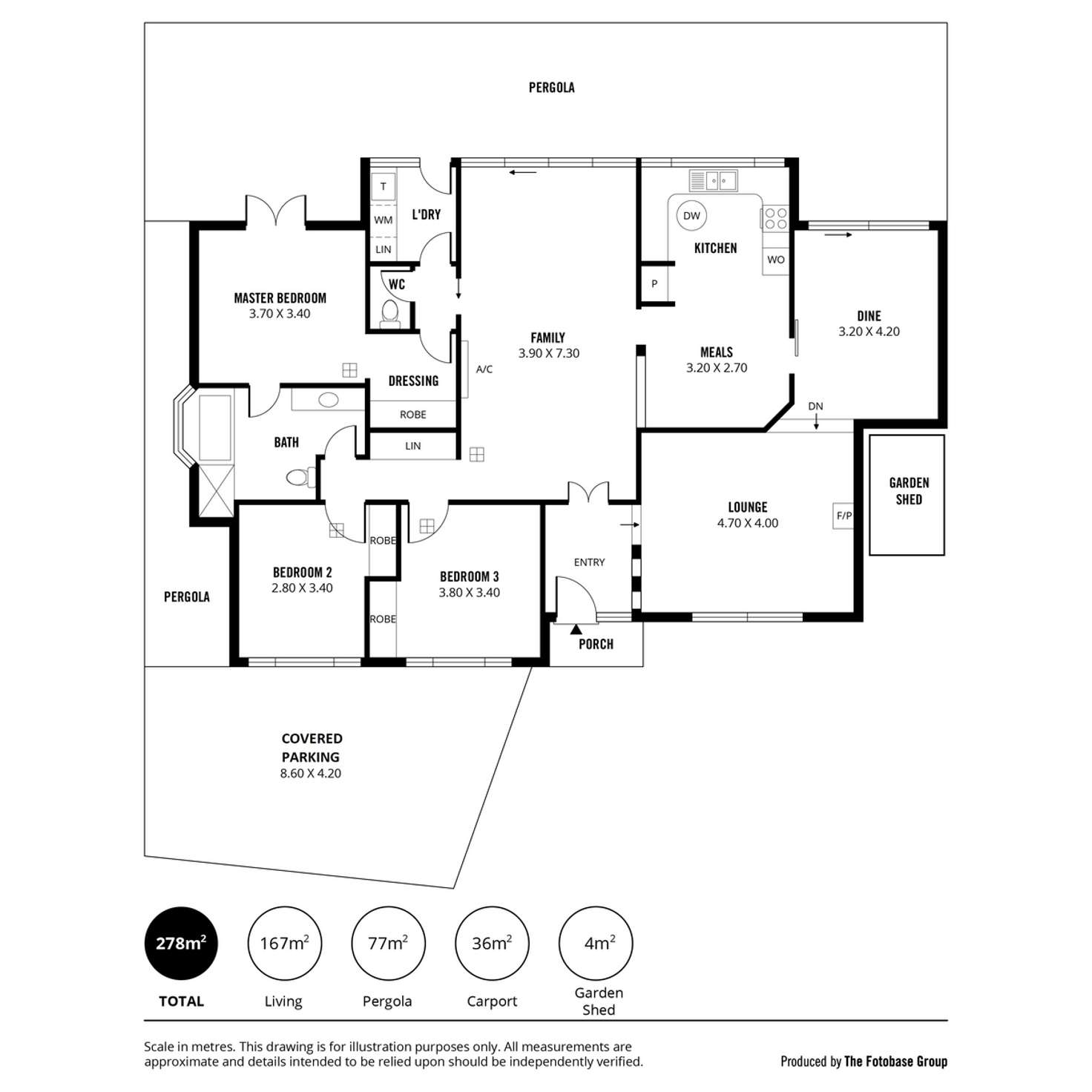 Floorplan of Homely house listing, 11 Brooker Drive, Hillbank SA 5112