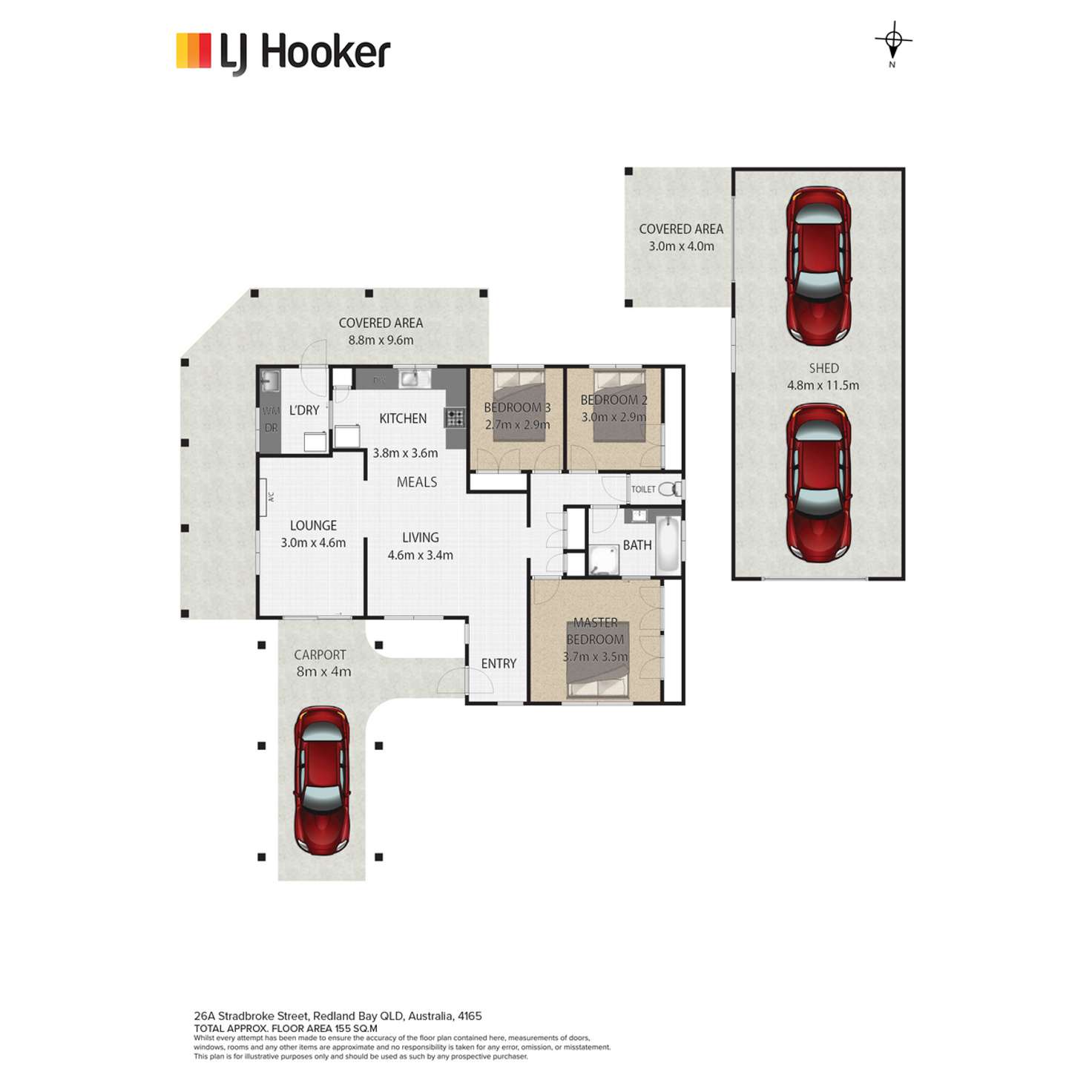 Floorplan of Homely house listing, 26A Stradbroke Street, Redland Bay QLD 4165
