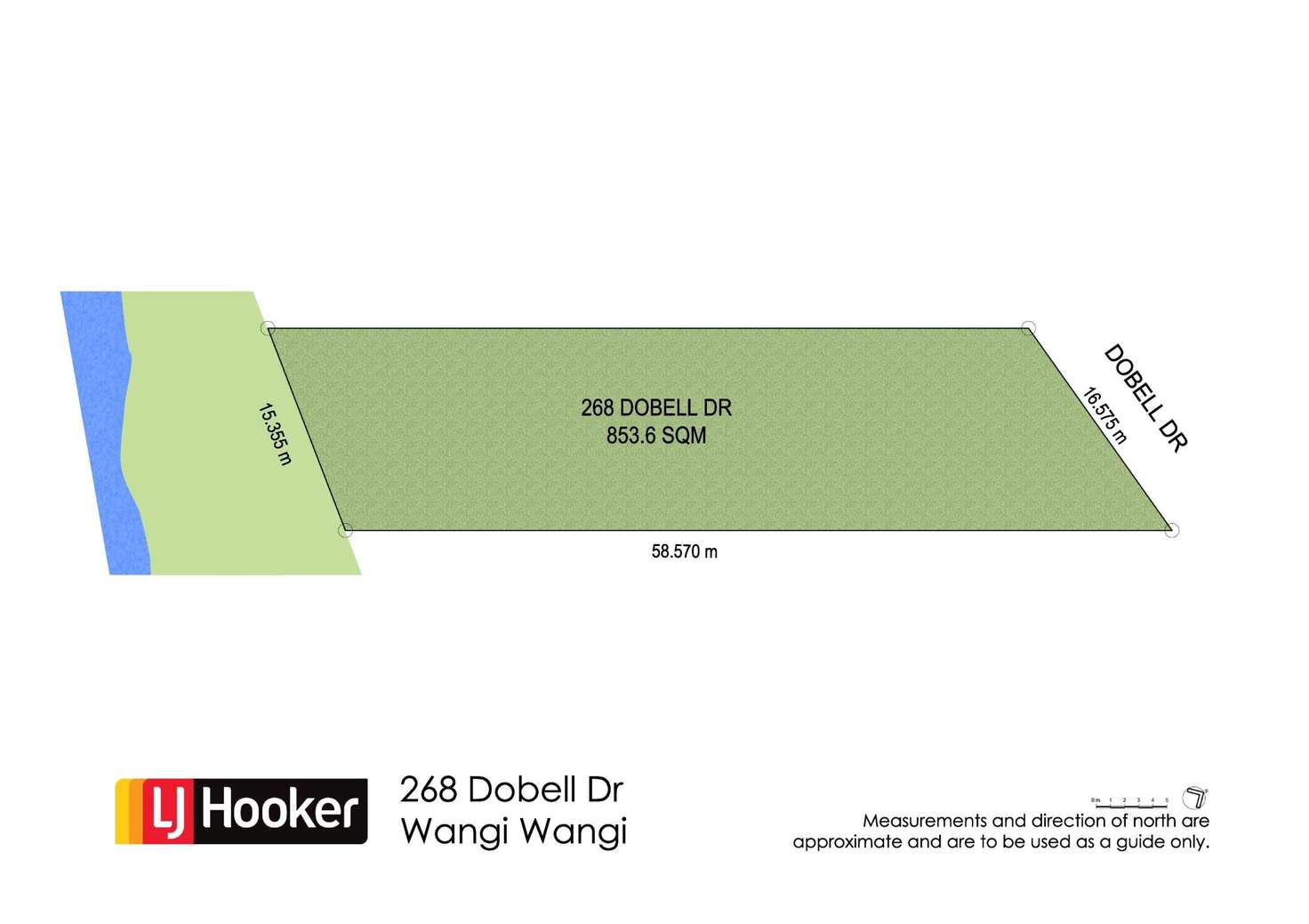Floorplan of Homely residentialLand listing, 268 Dobell Drive, Wangi Wangi NSW 2267