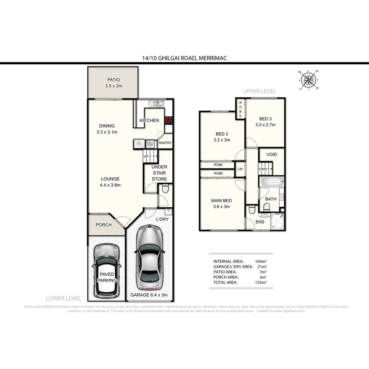 Floorplan of Homely townhouse listing, 147/10 Ghilgai Road, Merrimac QLD 4226