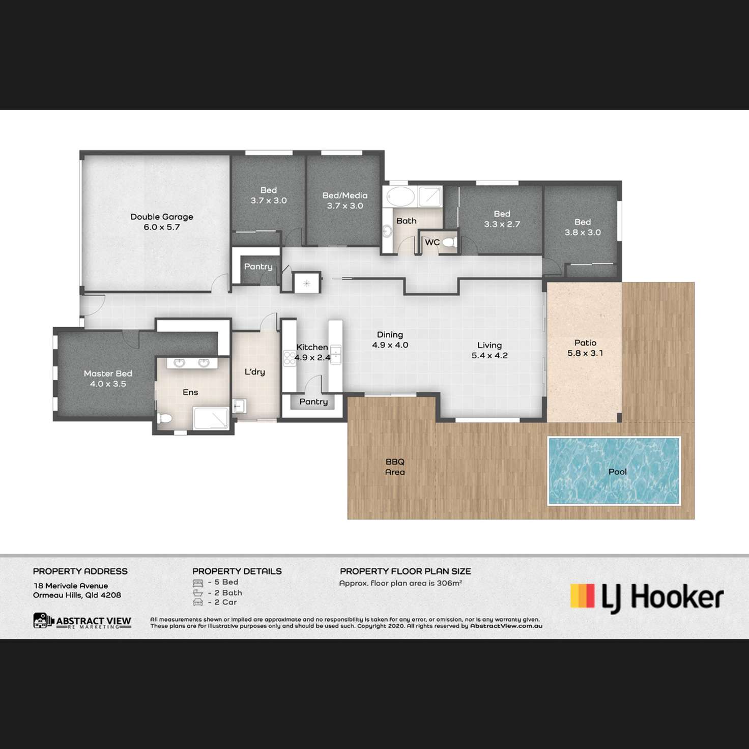 Floorplan of Homely house listing, 18 Merivale Avenue, Ormeau Hills QLD 4208