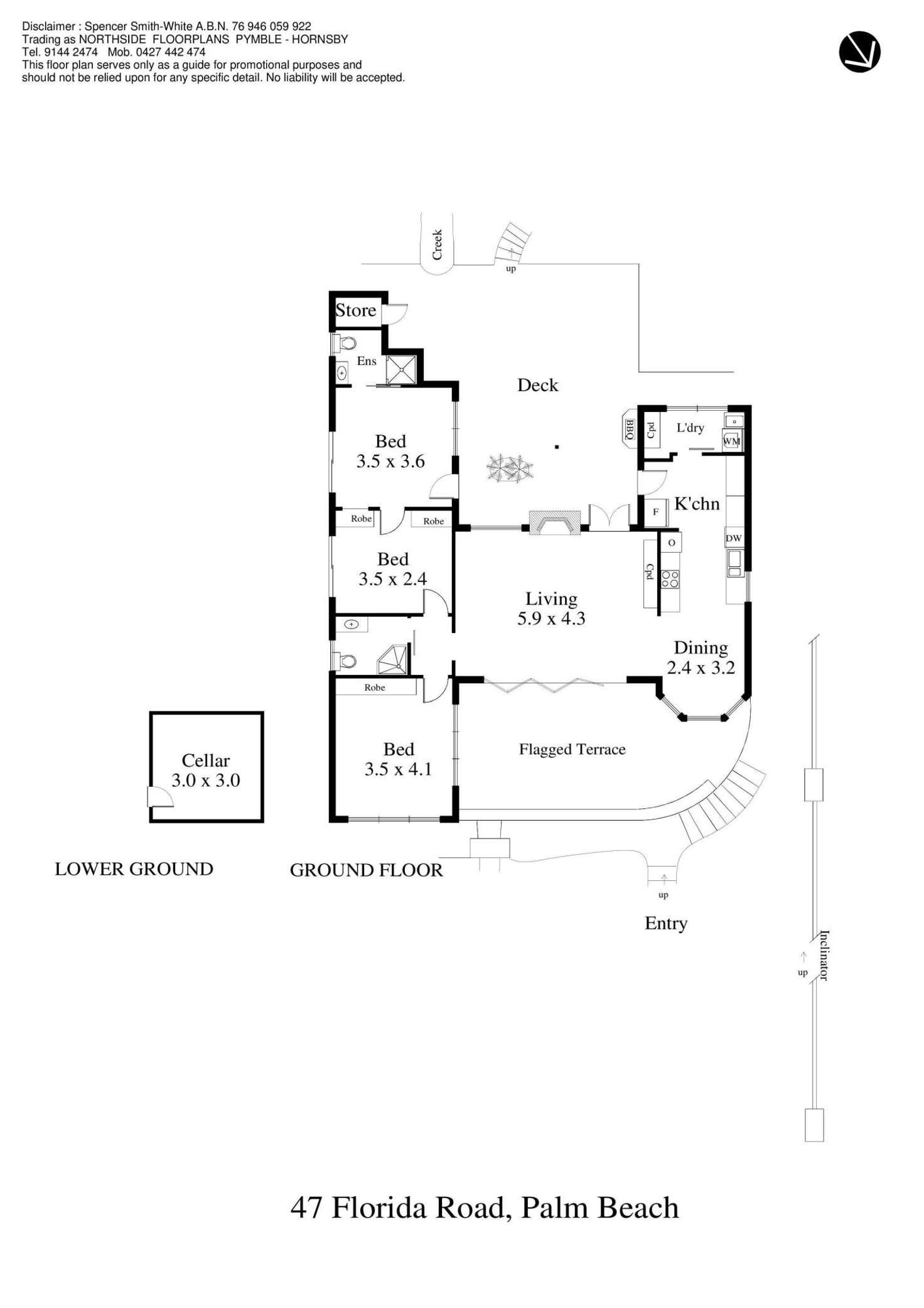 Floorplan of Homely house listing, 47 Florida Road, Palm Beach NSW 2108