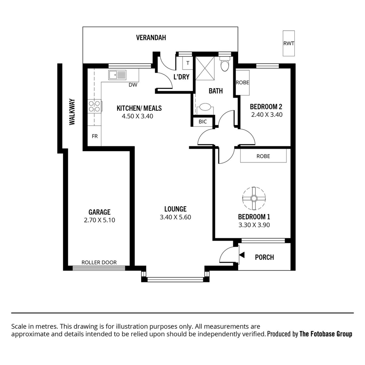 Floorplan of Homely unit listing, 4/15 Dawson Street, Fullarton SA 5063