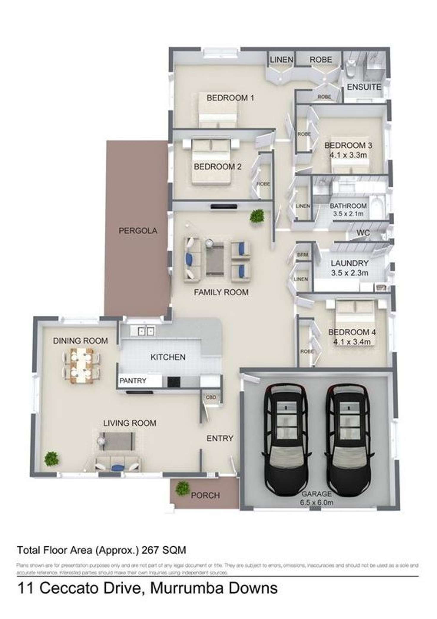 Floorplan of Homely house listing, 11 Ceccato Drive, Murrumba Downs QLD 4503