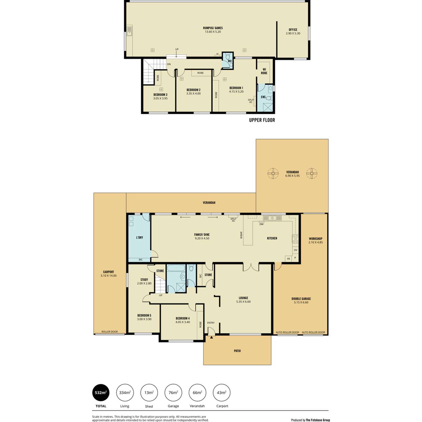 Floorplan of Homely house listing, 5 Sapphire Crescent, Highbury SA 5089