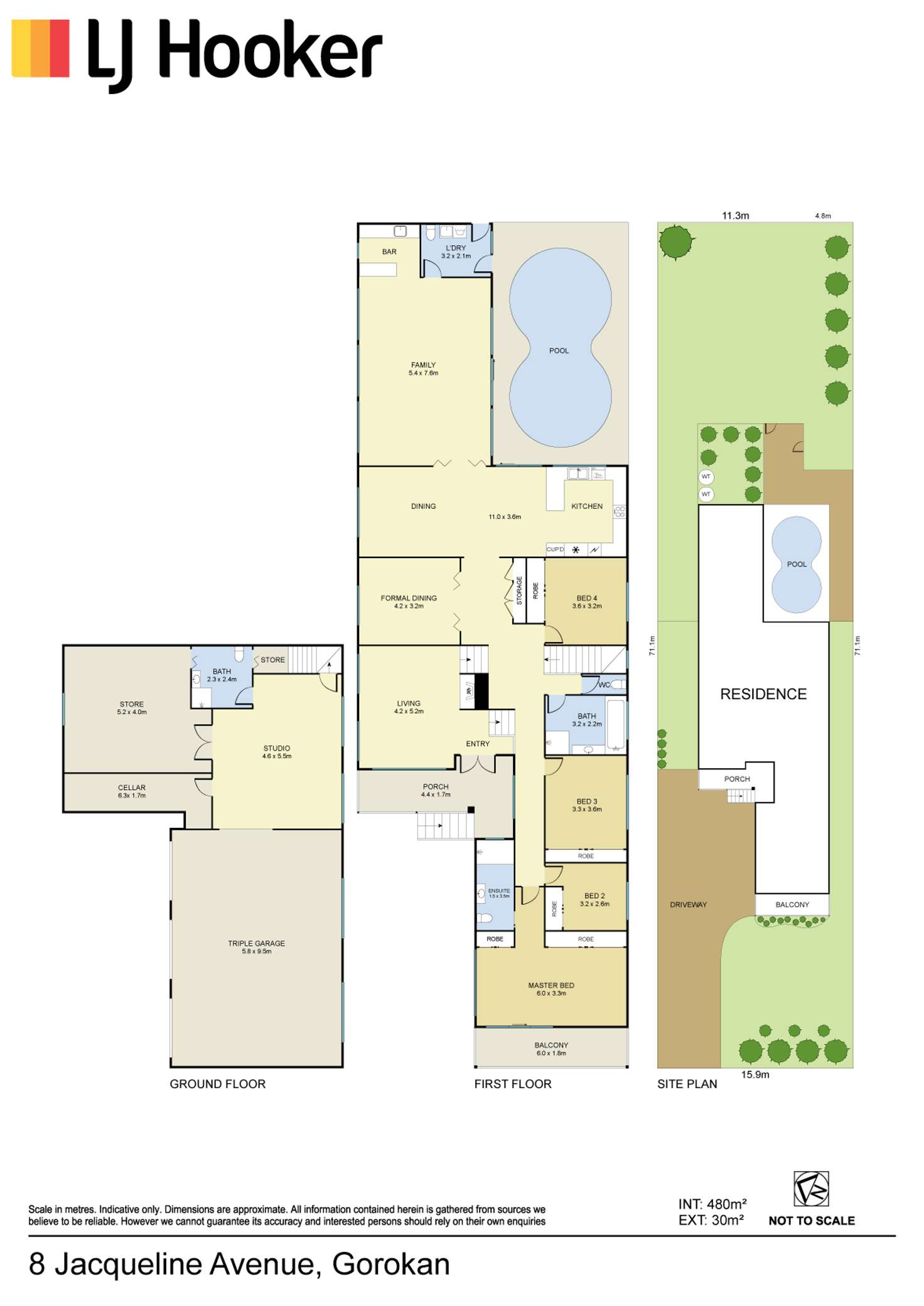 Floorplan of Homely house listing, 8 Jacqueline Avenue, Gorokan NSW 2263