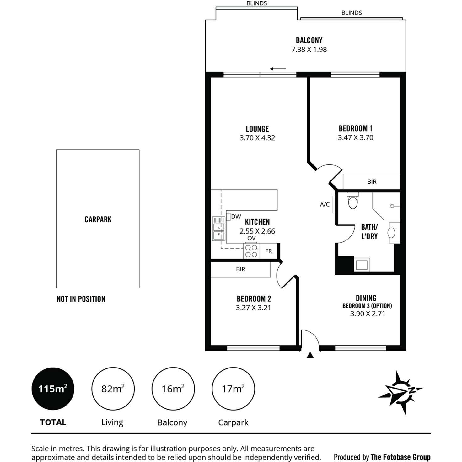 Floorplan of Homely apartment listing, 22/430 Pulteney Street, Adelaide SA 5000