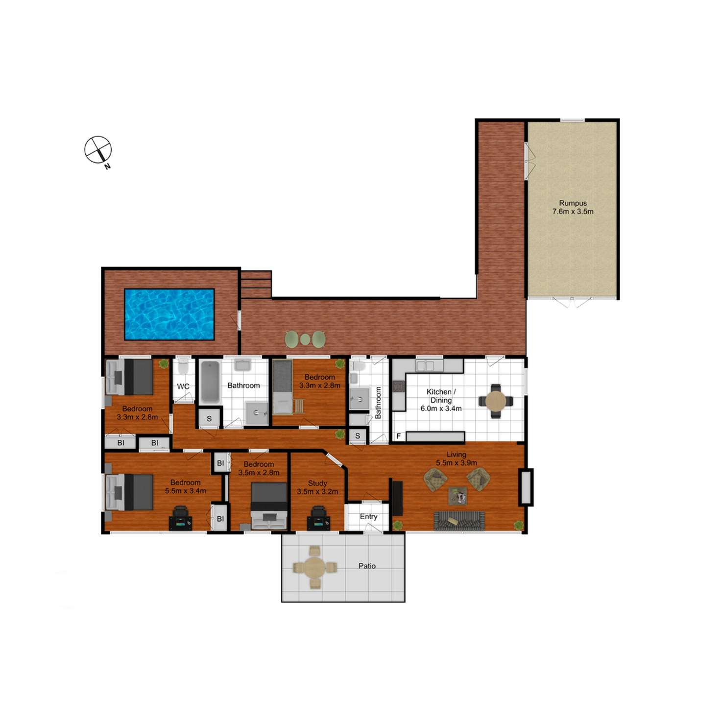 Floorplan of Homely house listing, 15 Talbot Street, Forrest ACT 2603