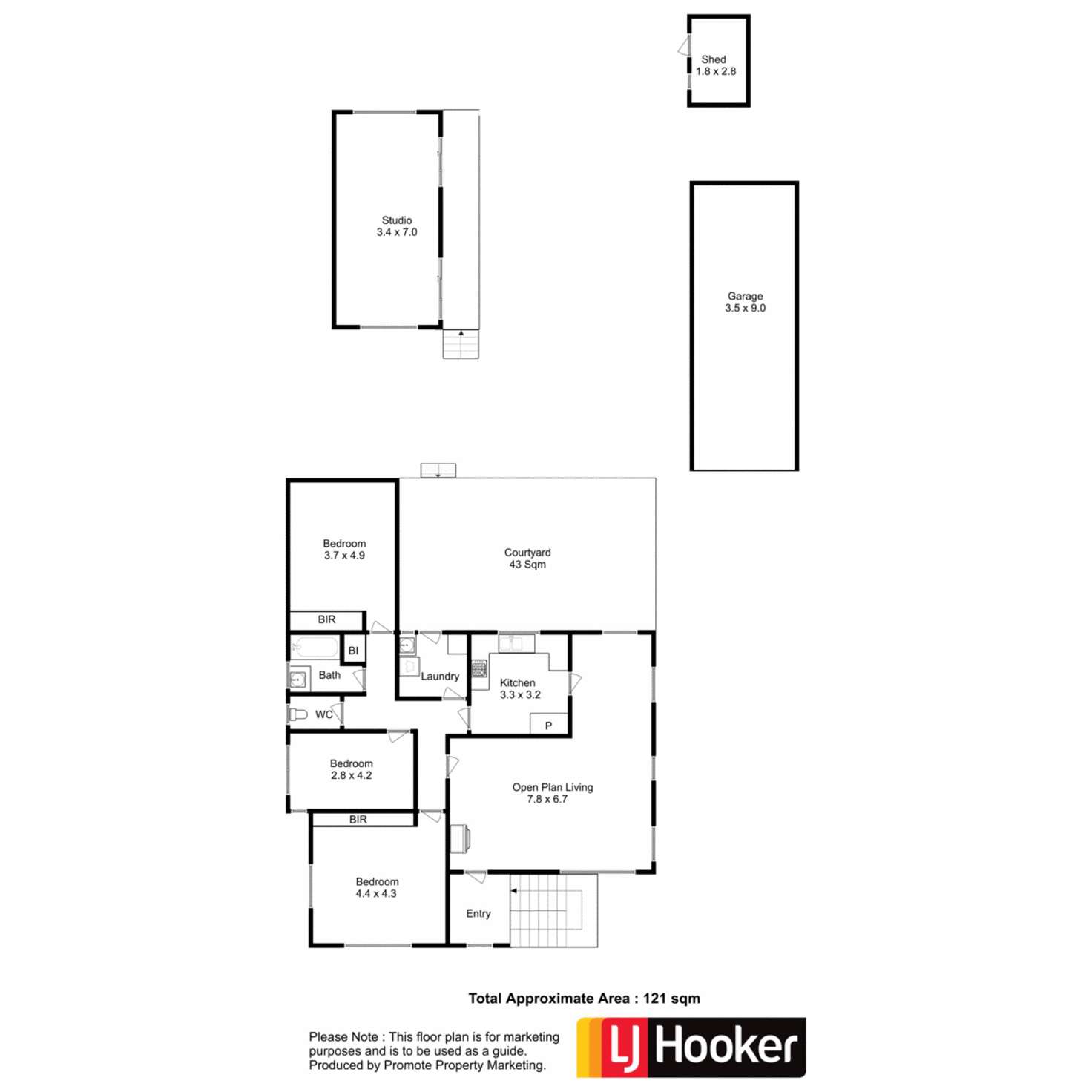 Floorplan of Homely house listing, 16 Walker Street, Rosetta TAS 7010