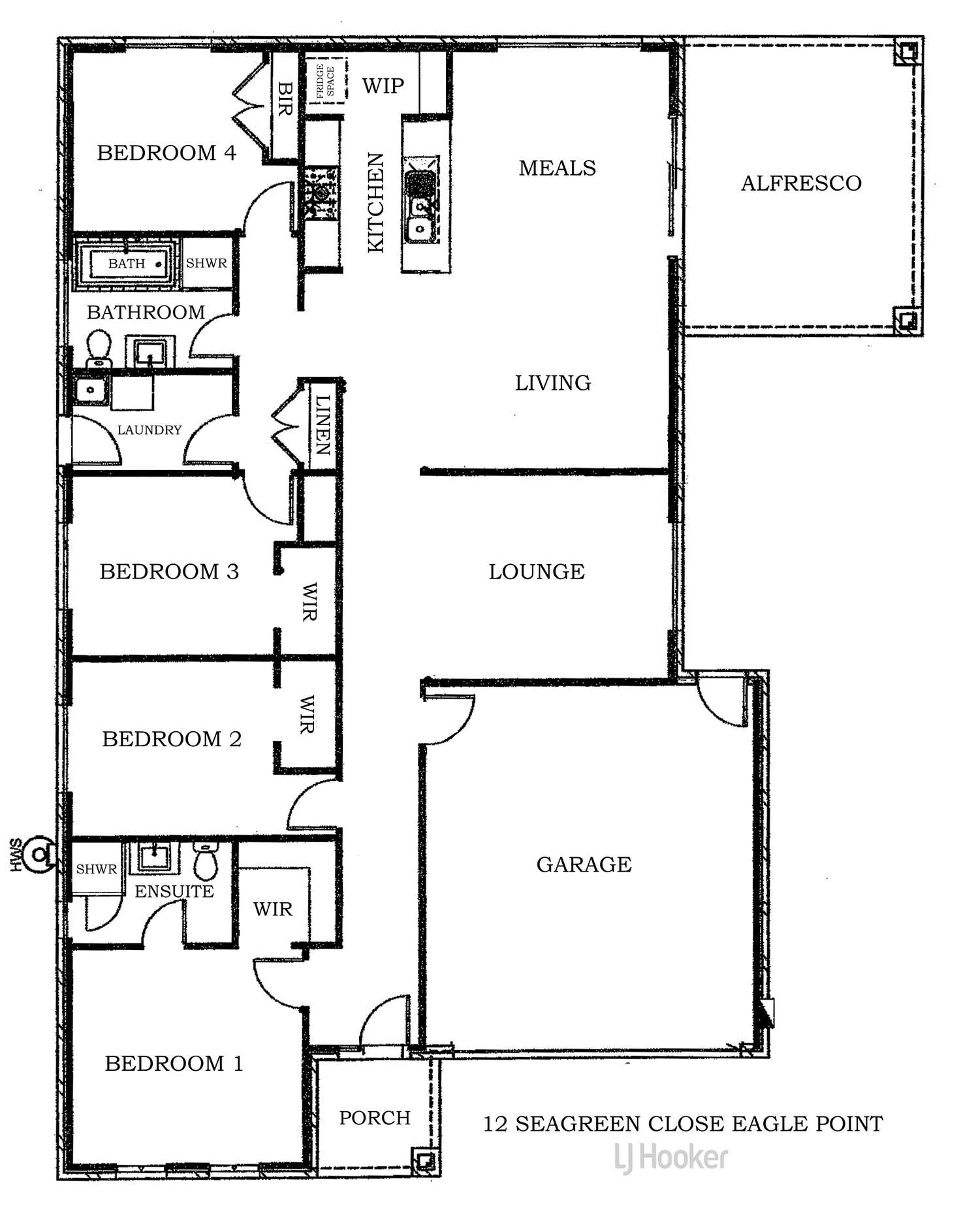 Floorplan of Homely house listing, 12 Seagreen Close, Eagle Point VIC 3878