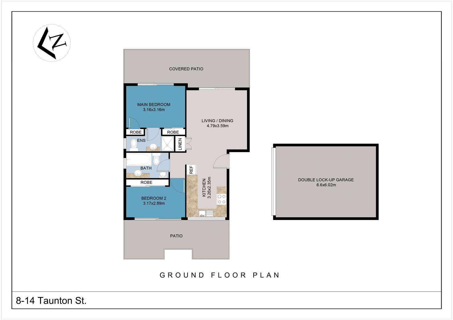 Floorplan of Homely unit listing, 8/14 Taunton Street, Annerley QLD 4103