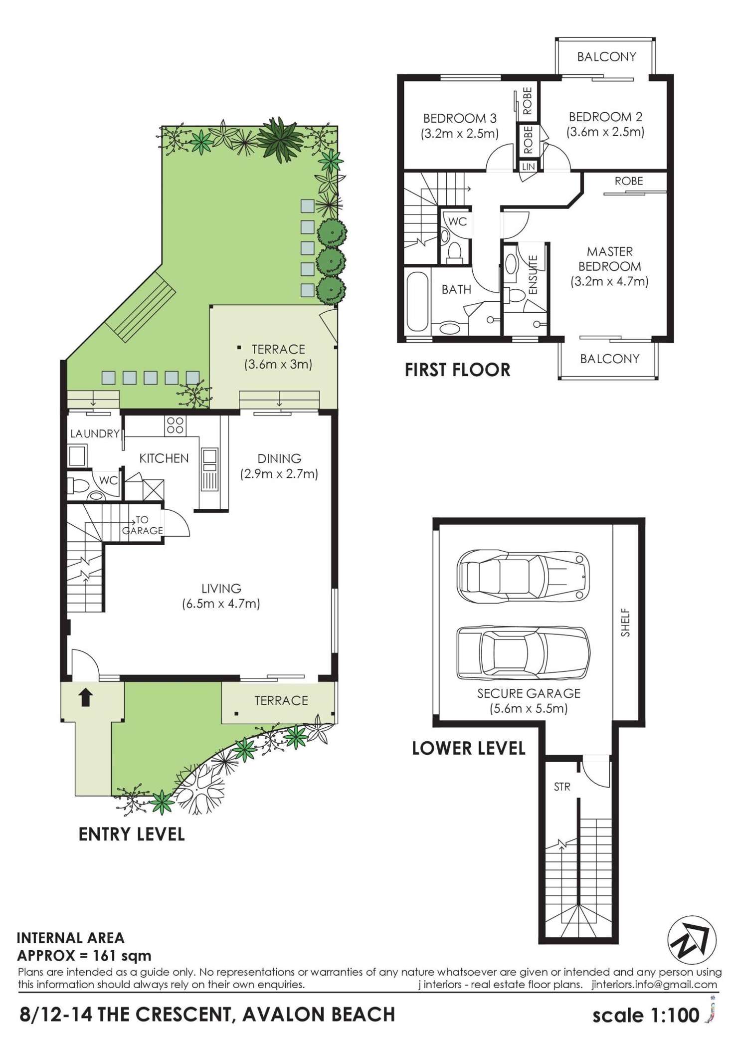 Floorplan of Homely townhouse listing, 8/12-14 The Crescent, Avalon Beach NSW 2107
