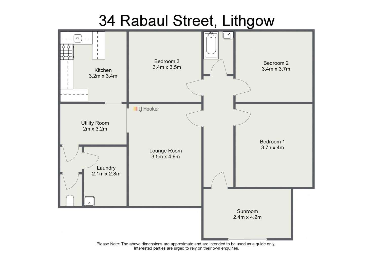 Floorplan of Homely house listing, 34 Rabaul Street, Lithgow NSW 2790