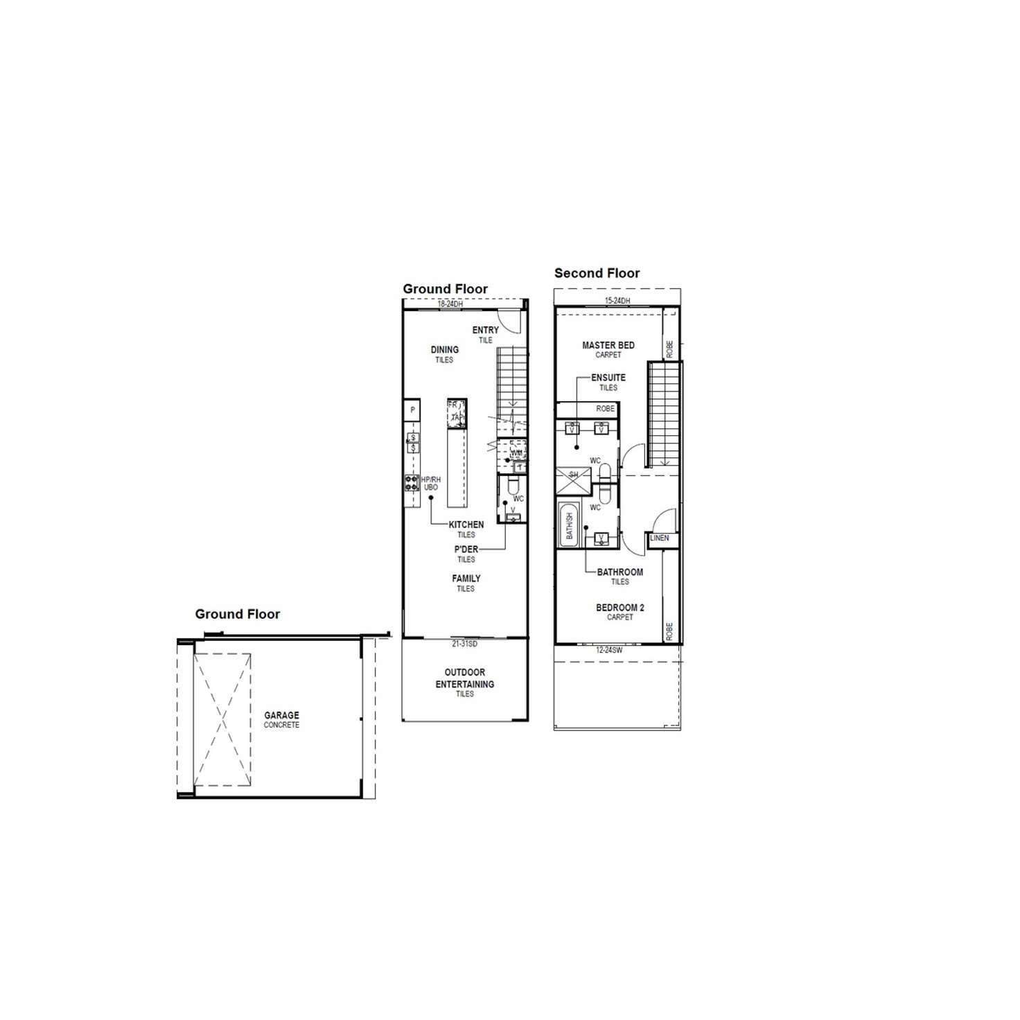 Floorplan of Homely terrace listing, 11 Macnab Street, Yarrabilba QLD 4207