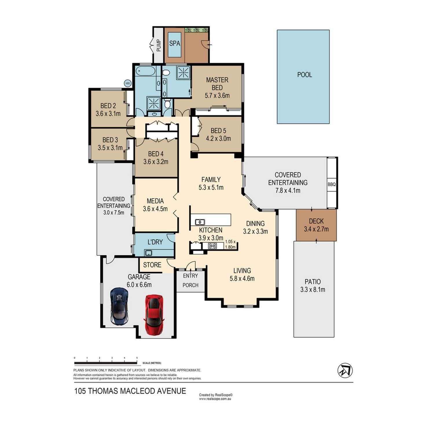 Floorplan of Homely house listing, 105 Thomas Macleod Avenue, Sinnamon Park QLD 4073