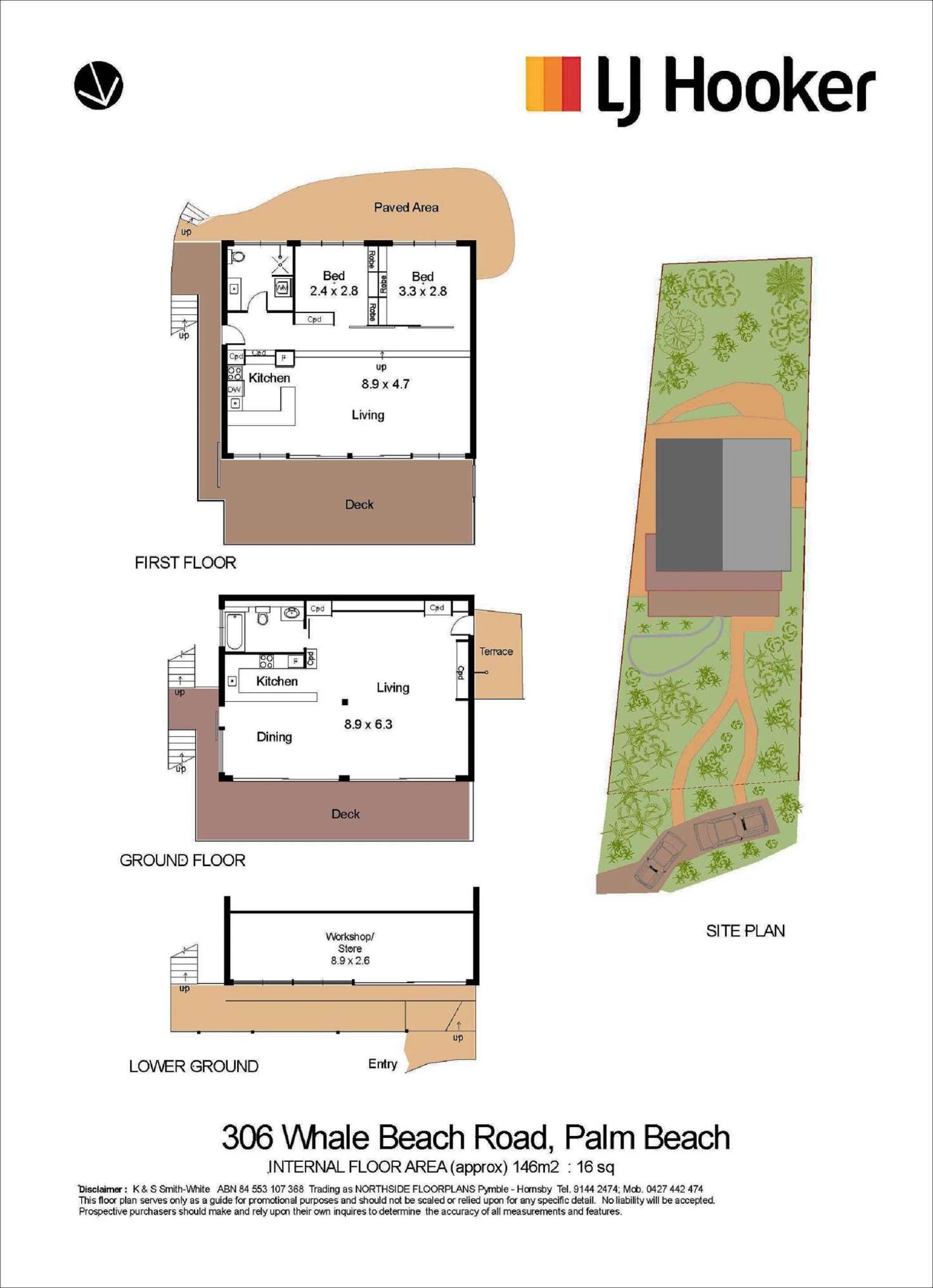 Floorplan of Homely house listing, 306 Whale Beach Road, Palm Beach NSW 2108