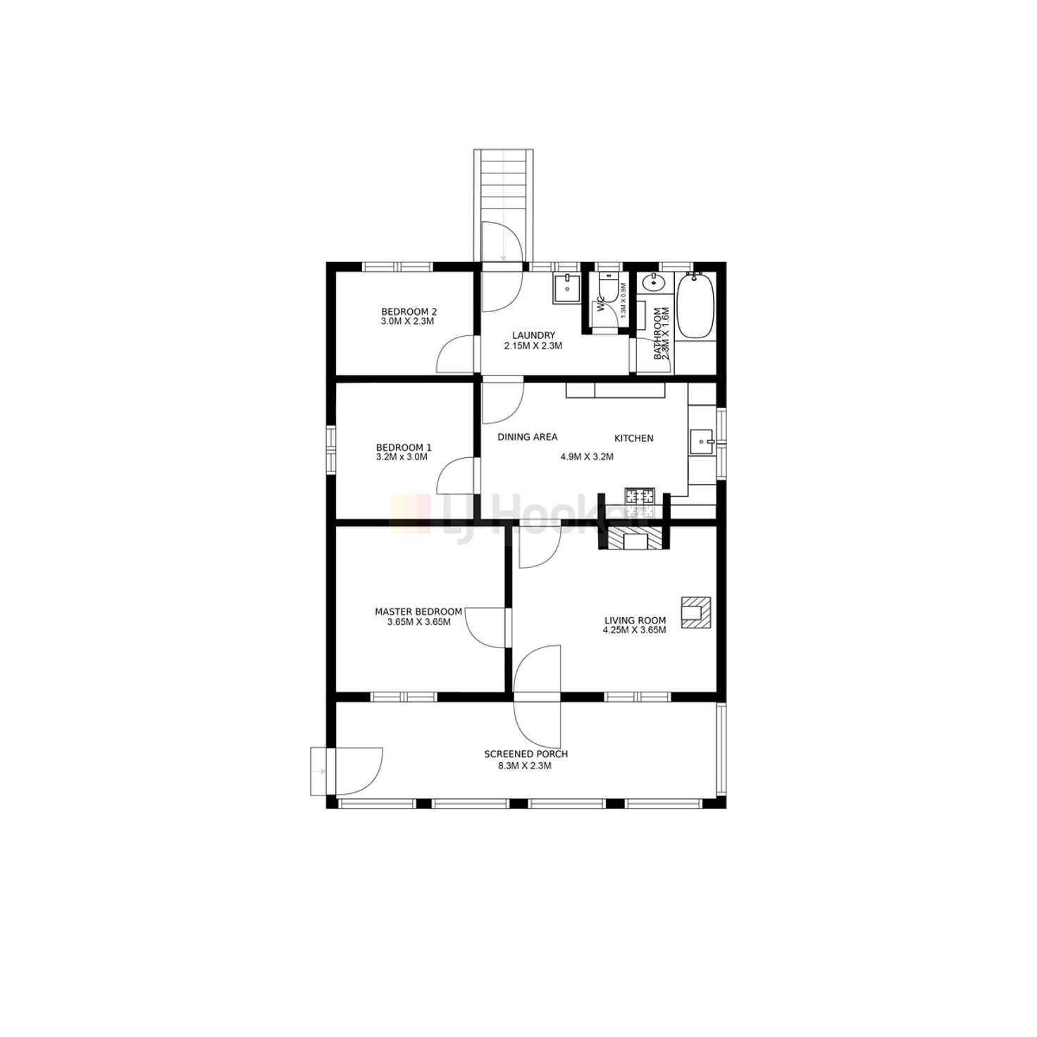 Floorplan of Homely house listing, 42 Simpson Street, Collie WA 6225