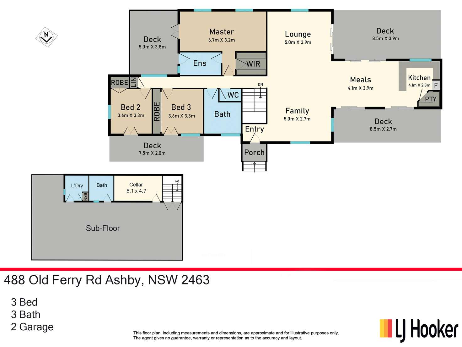 Floorplan of Homely house listing, 488 Old Ferry Road, Ashby NSW 2463