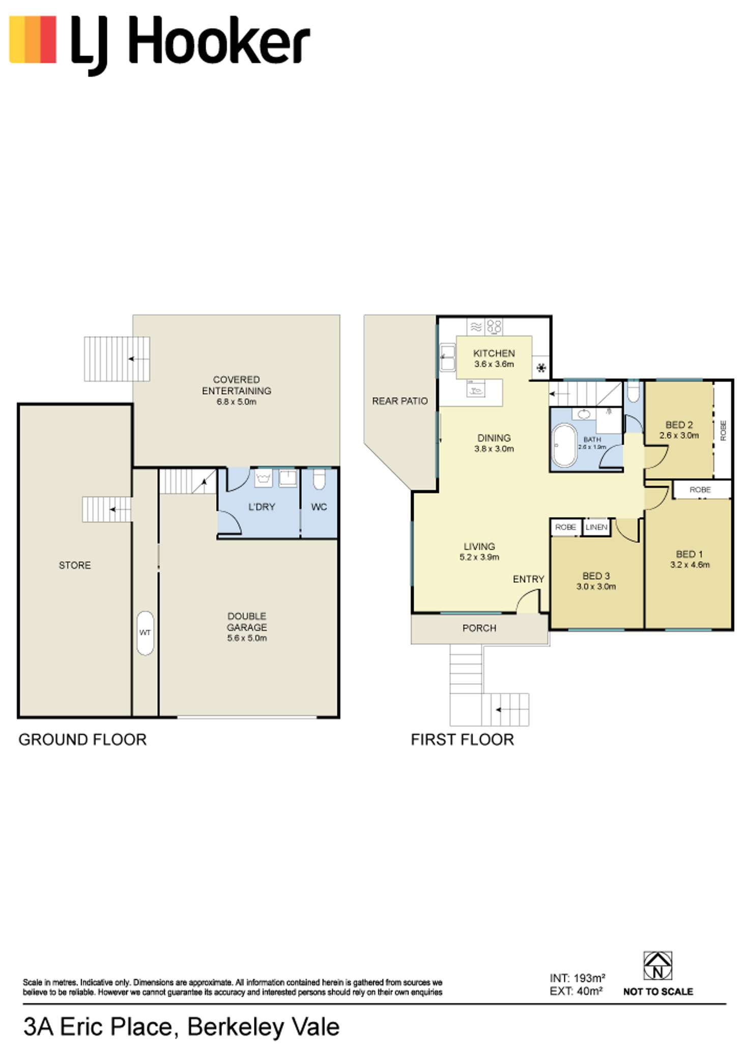 Floorplan of Homely house listing, 3a Eric Place, Berkeley Vale NSW 2261