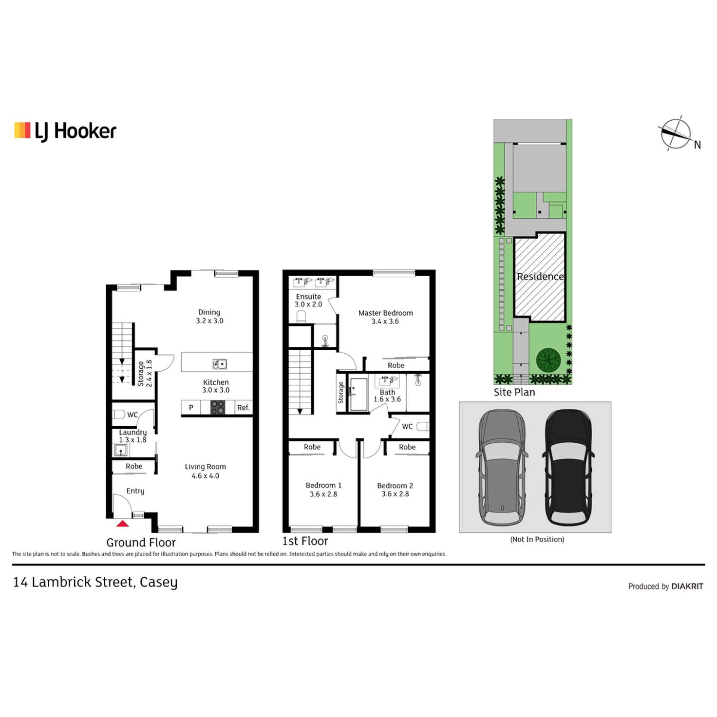 Floorplan of Homely house listing, 14 Lambrick Lane, Casey ACT 2913