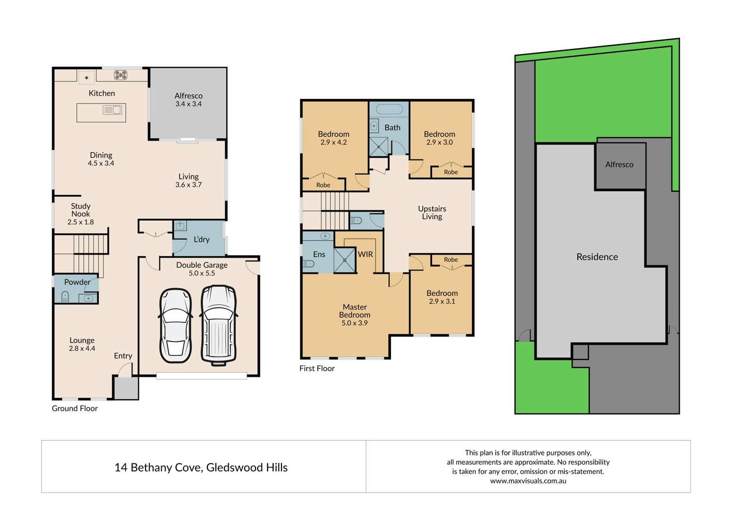 Floorplan of Homely house listing, 14 Bethany Cove, Gledswood Hills NSW 2557