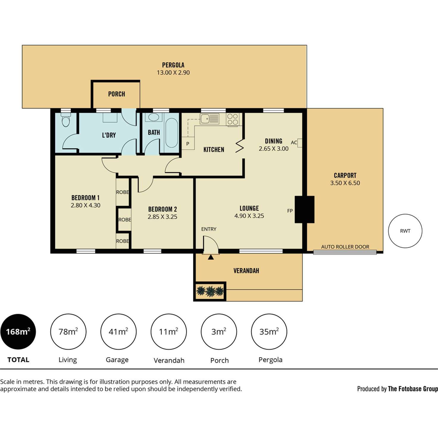 Floorplan of Homely house listing, 2 Appleshaw Street, Elizabeth Vale SA 5112