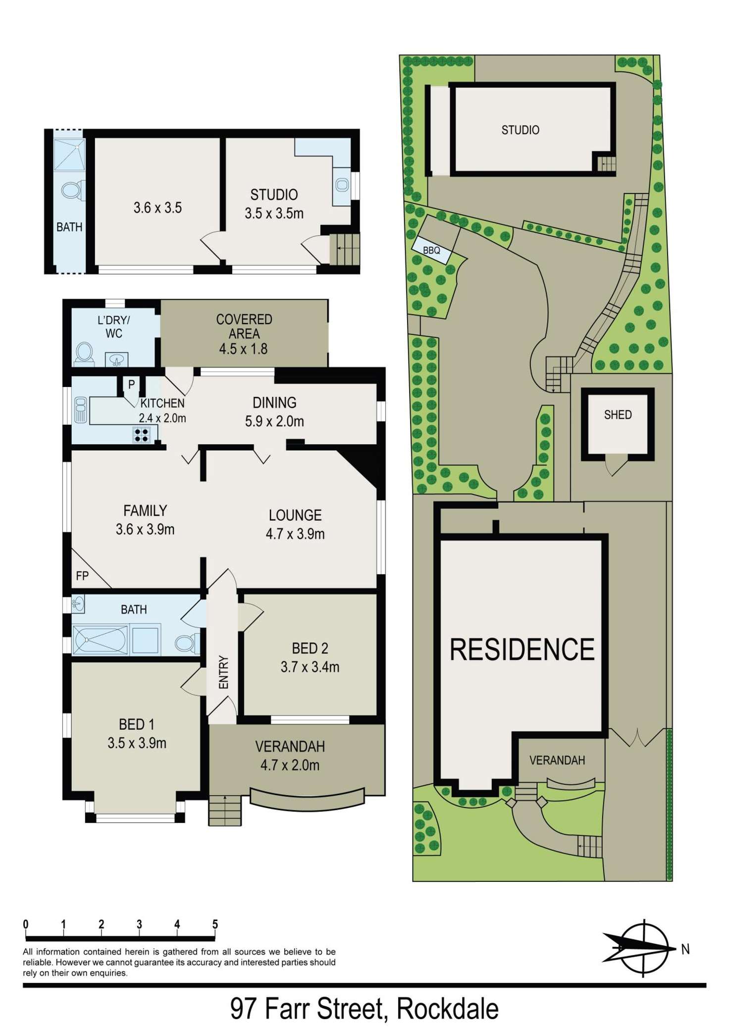 Floorplan of Homely house listing, 97 Farr Street, Rockdale NSW 2216