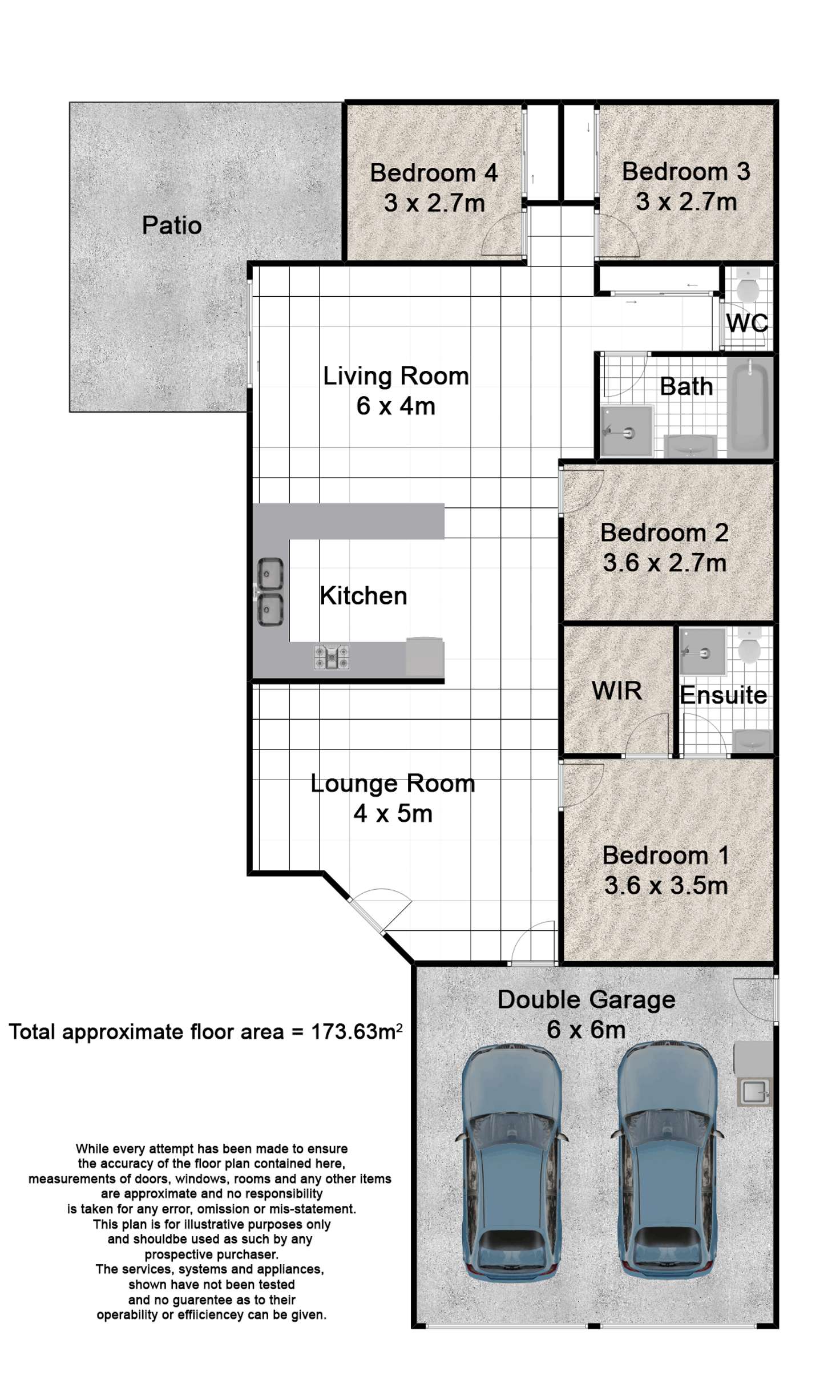 Floorplan of Homely house listing, 1 Stratton Court, Crestmead QLD 4132