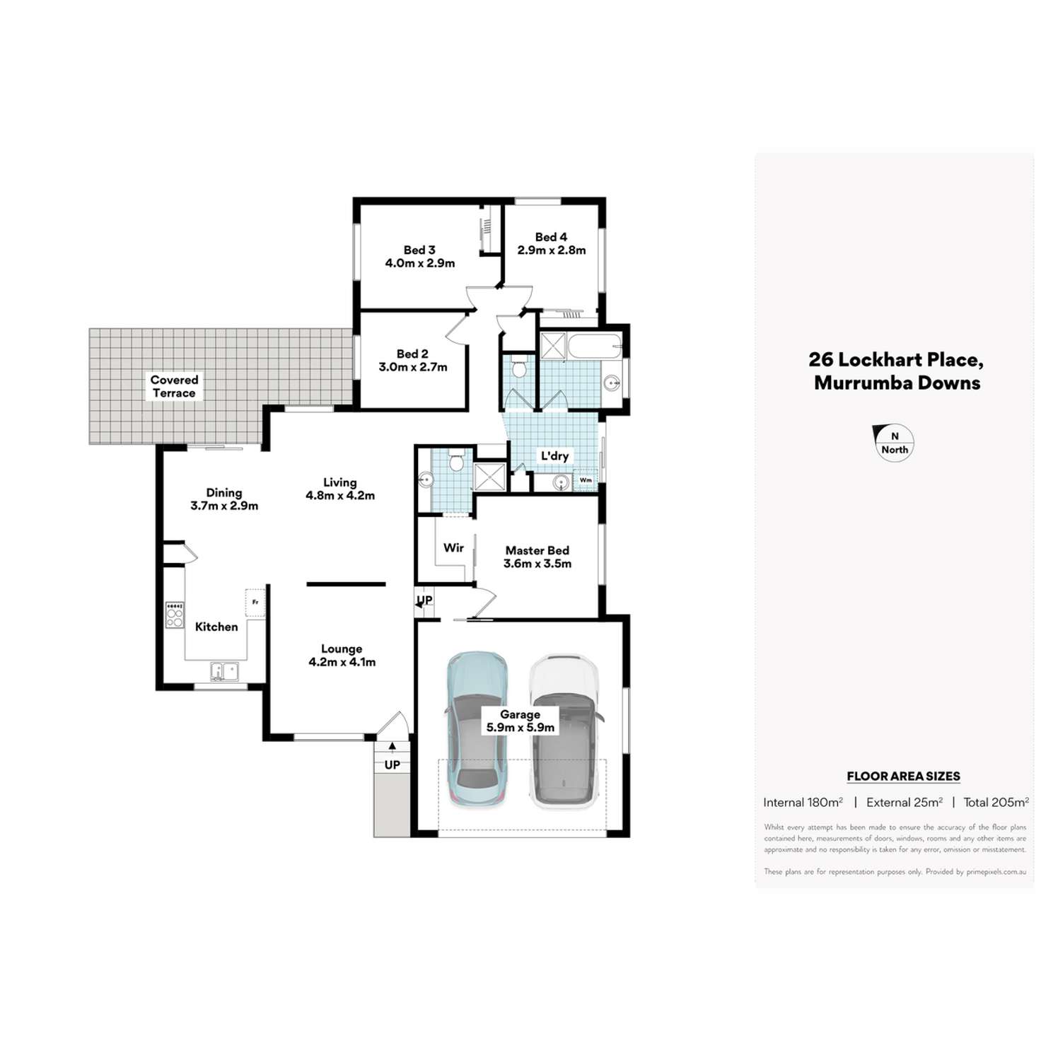 Floorplan of Homely house listing, 26 Lockhart Place, Murrumba Downs QLD 4503