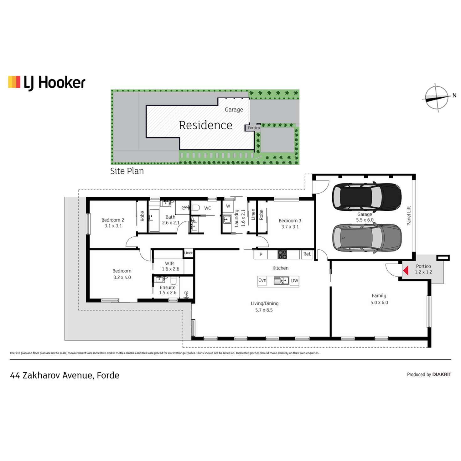 Floorplan of Homely house listing, 44 Zakharov Avenue, Forde ACT 2914