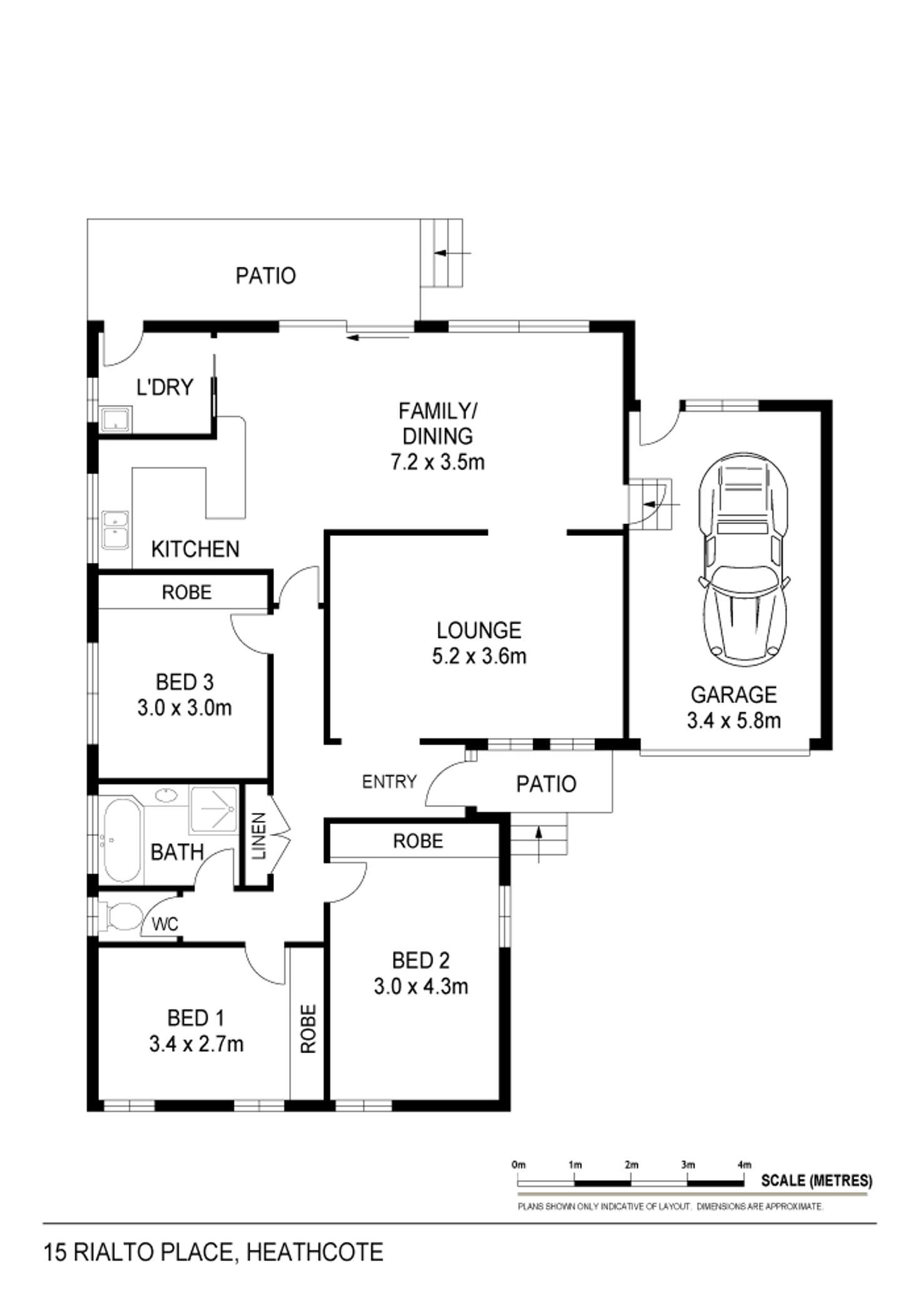 Floorplan of Homely house listing, 15 Rialto Place, Heathcote NSW 2233
