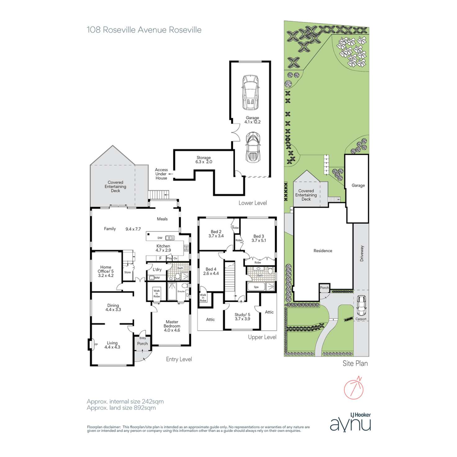 Floorplan of Homely house listing, 108 Roseville Avenue, Roseville NSW 2069