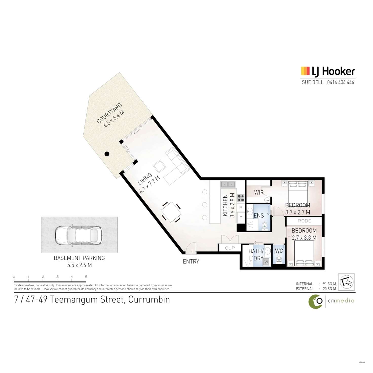 Floorplan of Homely apartment listing, 7/47-49 Teemangum Street, Currumbin QLD 4223