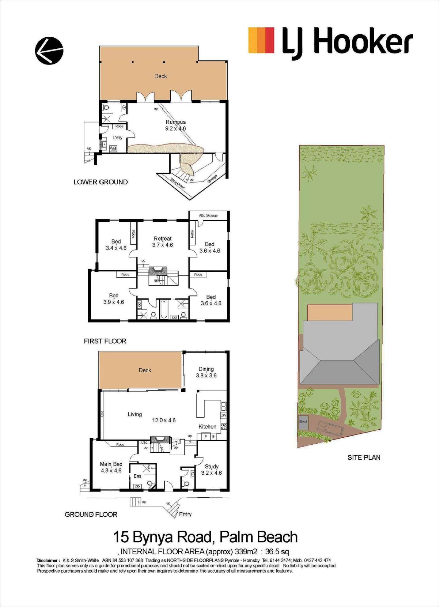 Floorplan of Homely house listing, 15 Bynya Road, Palm Beach NSW 2108