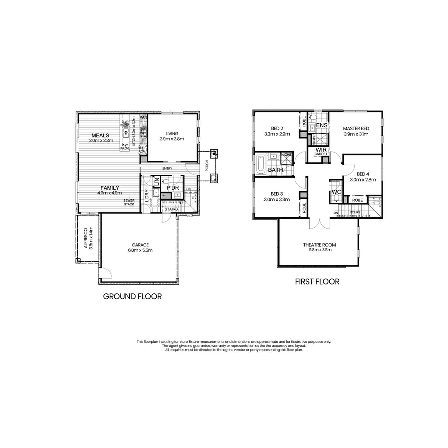 Floorplan of Homely house listing, 7 Aesop Street, Point Cook VIC 3030