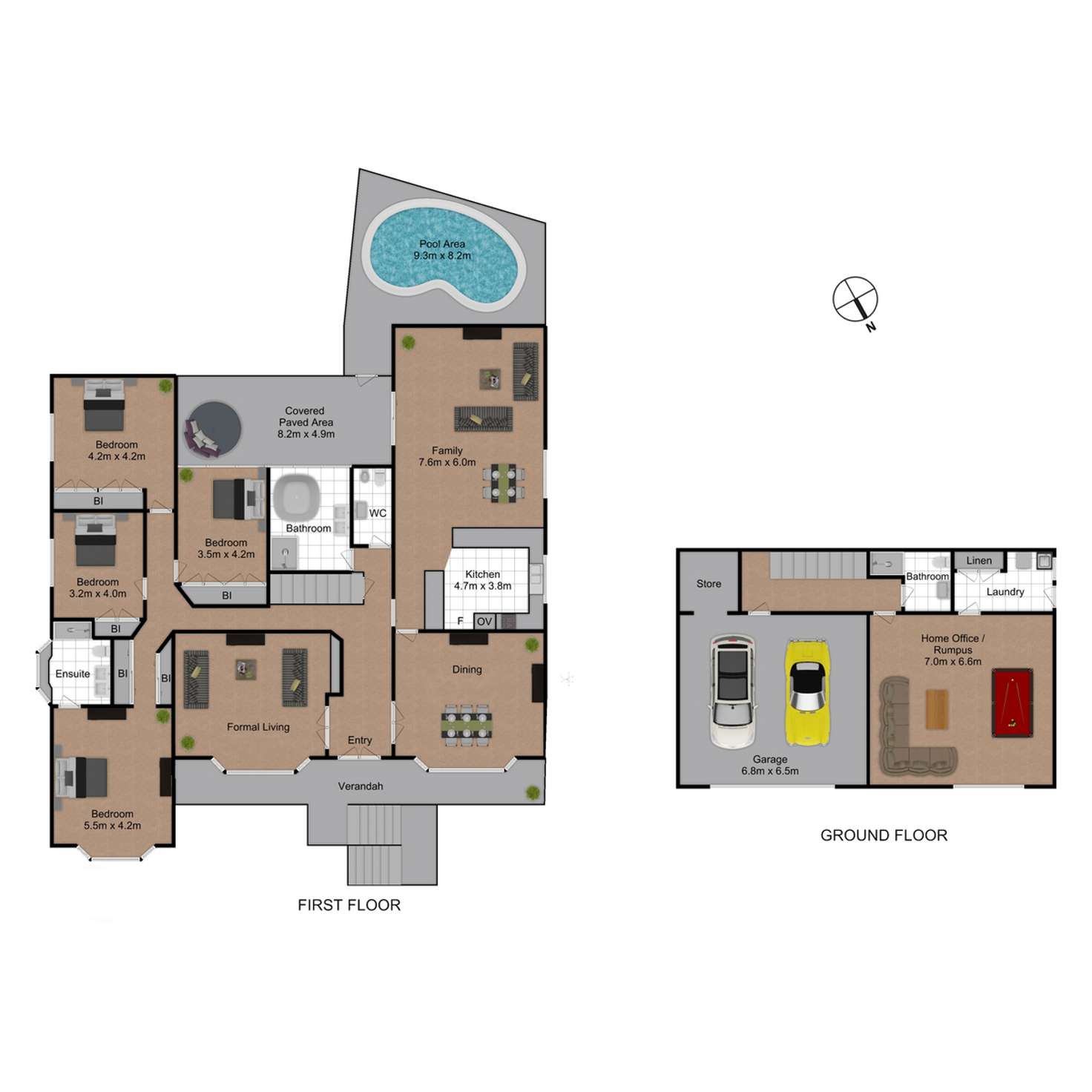 Floorplan of Homely house listing, 42 Roebuck Street, Red Hill ACT 2603