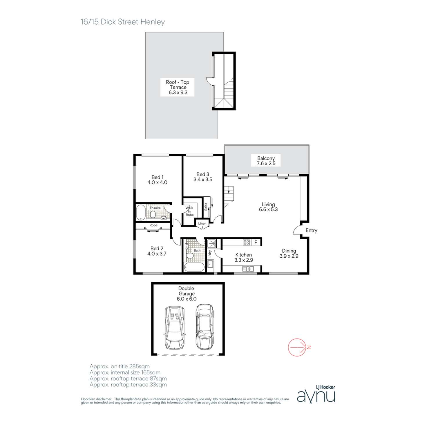 Floorplan of Homely apartment listing, 16/15 Dick Street, Henley NSW 2111