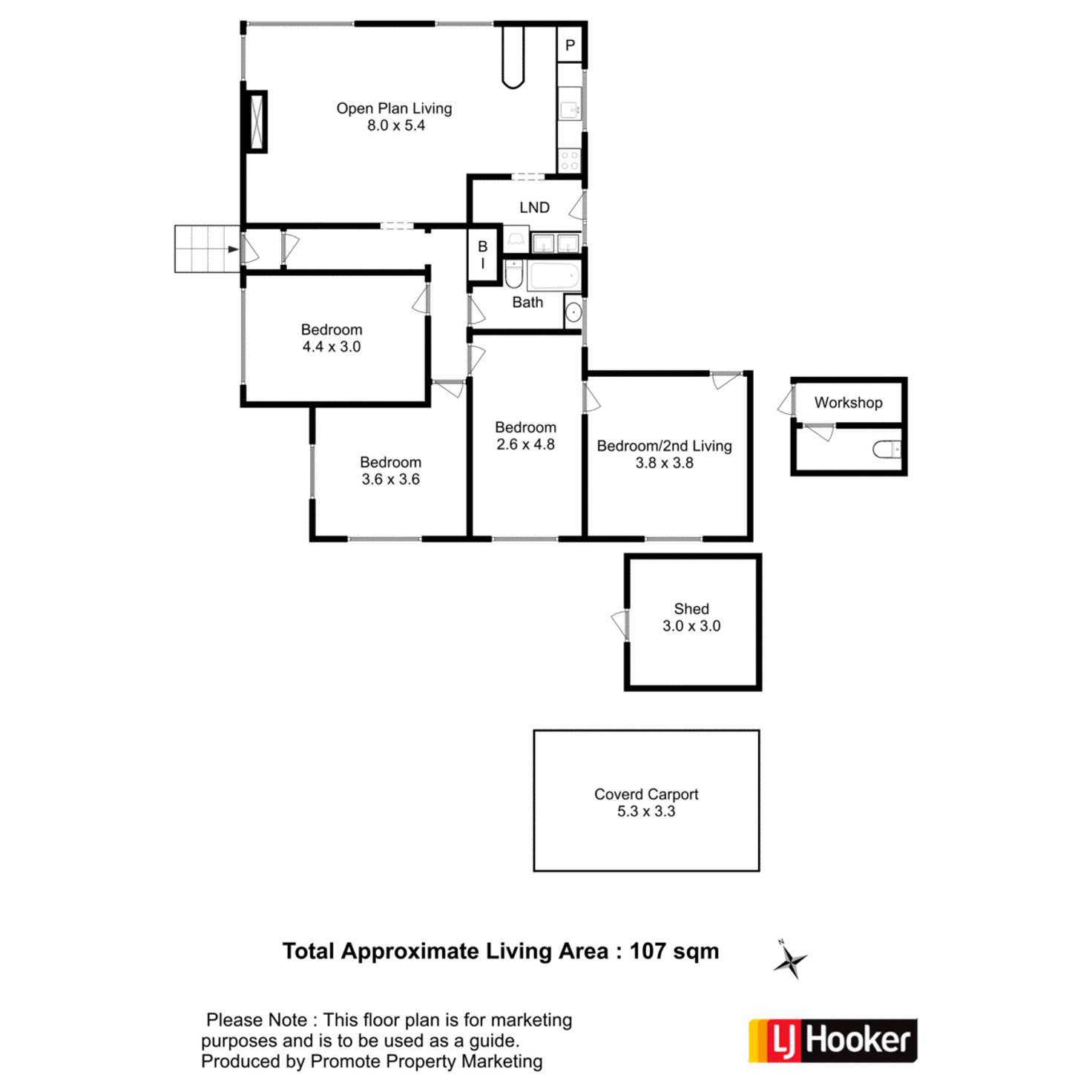 Floorplan of Homely house listing, 65 Bass Street, Warrane TAS 7018