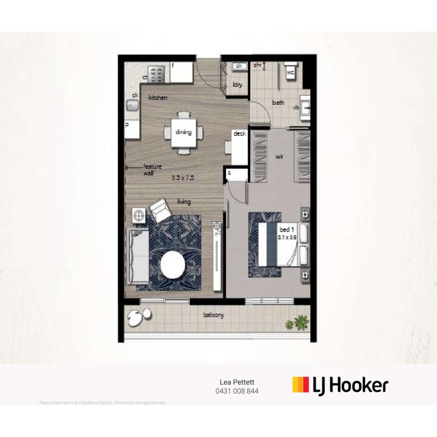 Floorplan of Homely unit listing, 105/190 Varsity Parade, Varsity Lakes QLD 4227