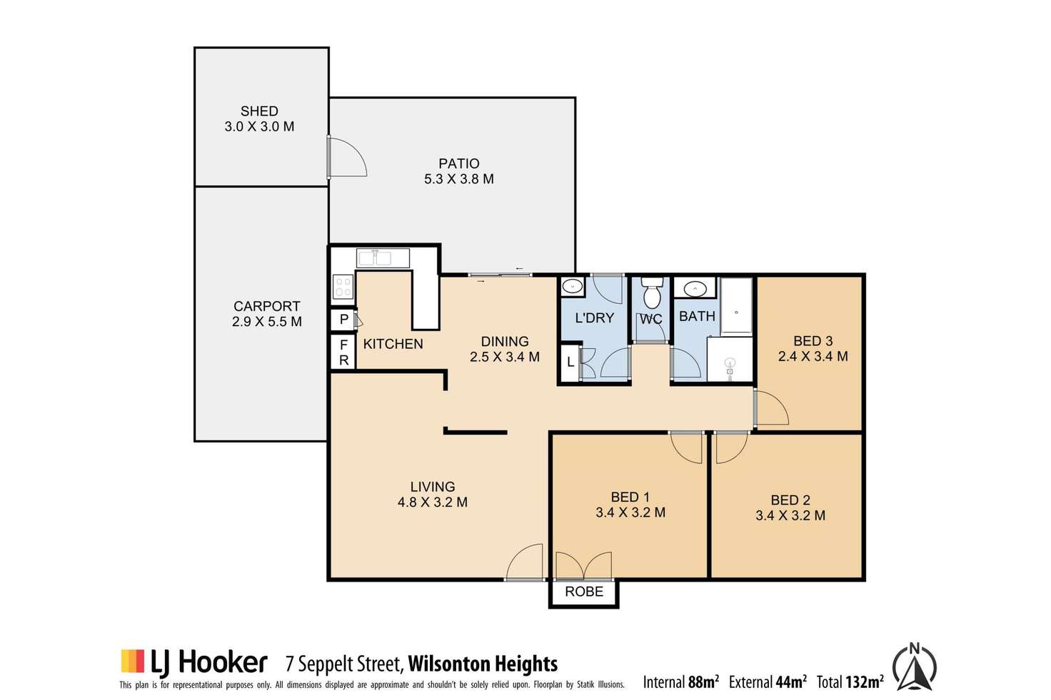 Floorplan of Homely house listing, 7 Seppelt Street, Wilsonton Heights QLD 4350