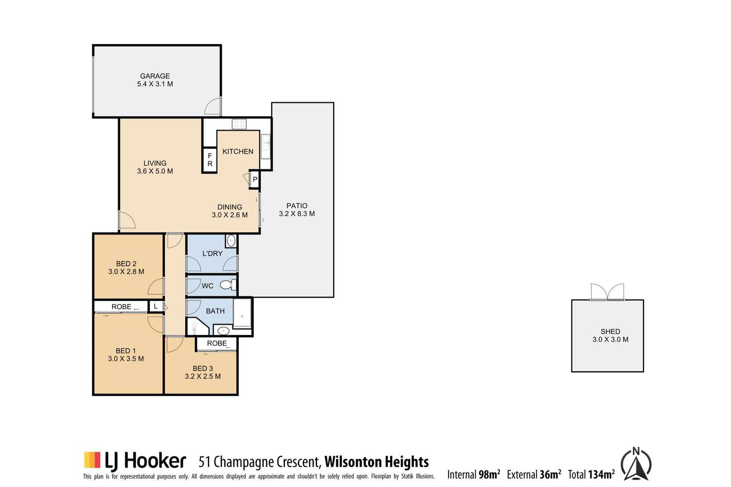Floorplan of Homely house listing, 51 Champagne Crescent, Wilsonton Heights QLD 4350