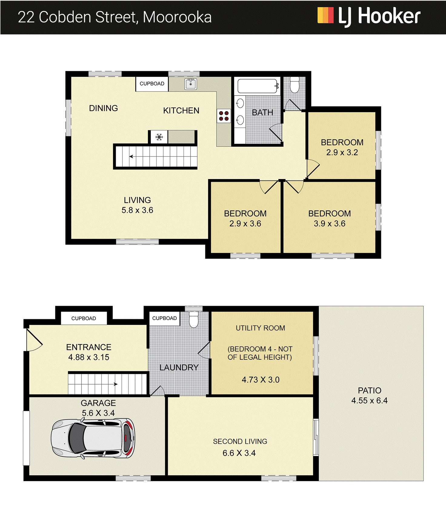 Floorplan of Homely house listing, 22 Cobden Street, Moorooka QLD 4105