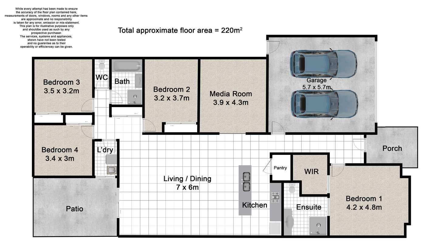 Floorplan of Homely house listing, 20 Stanbury Drive, Goodna QLD 4300